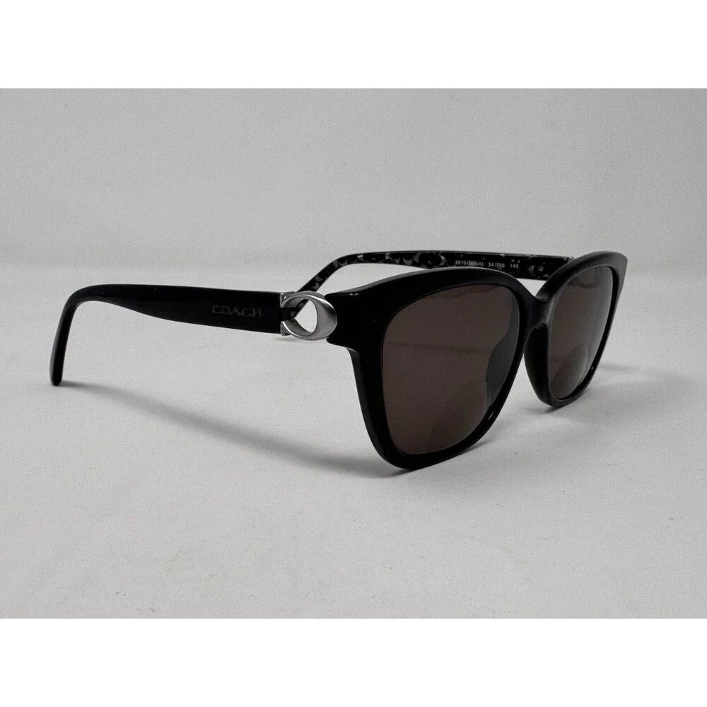 Coach Eyeglasses Frames HC6120 5510 Polished Black Cat Eye Full Rim 54-16-140